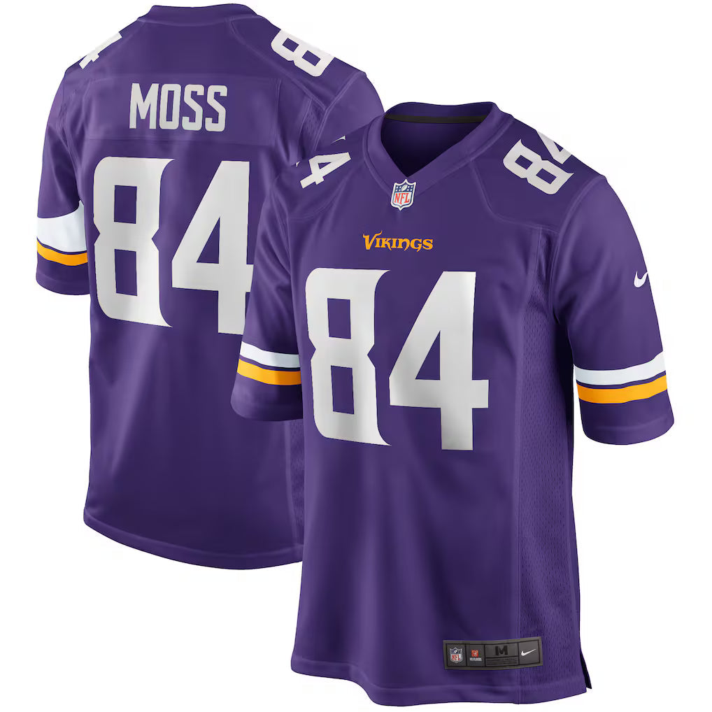 Randy Moss Minnesota Vikings Retired Player Jersey - Purple