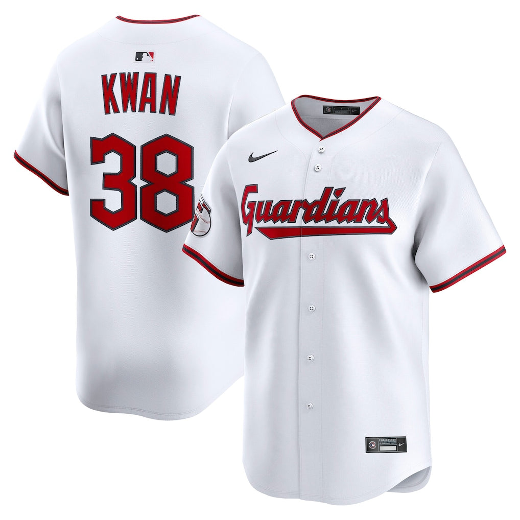 Steven Kwan Cleveland Guardians Home Jersey - White