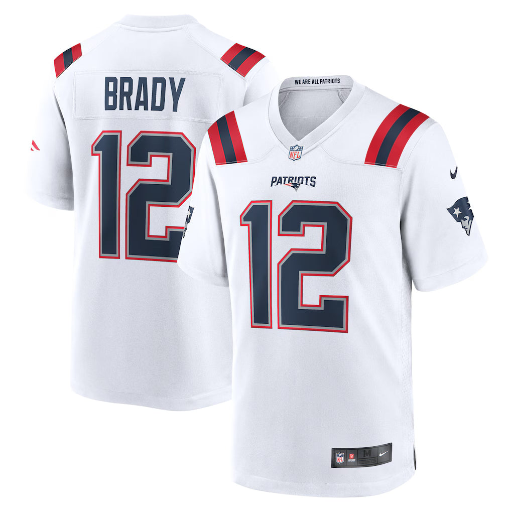 Tom Brady New England Patriots Retired Player Jersey - White