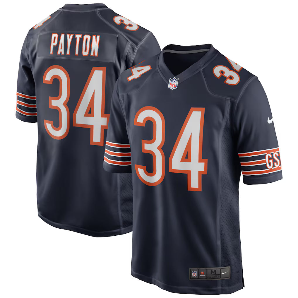 Walter Payton Chicago Bears Retired Player Jersey - Navy