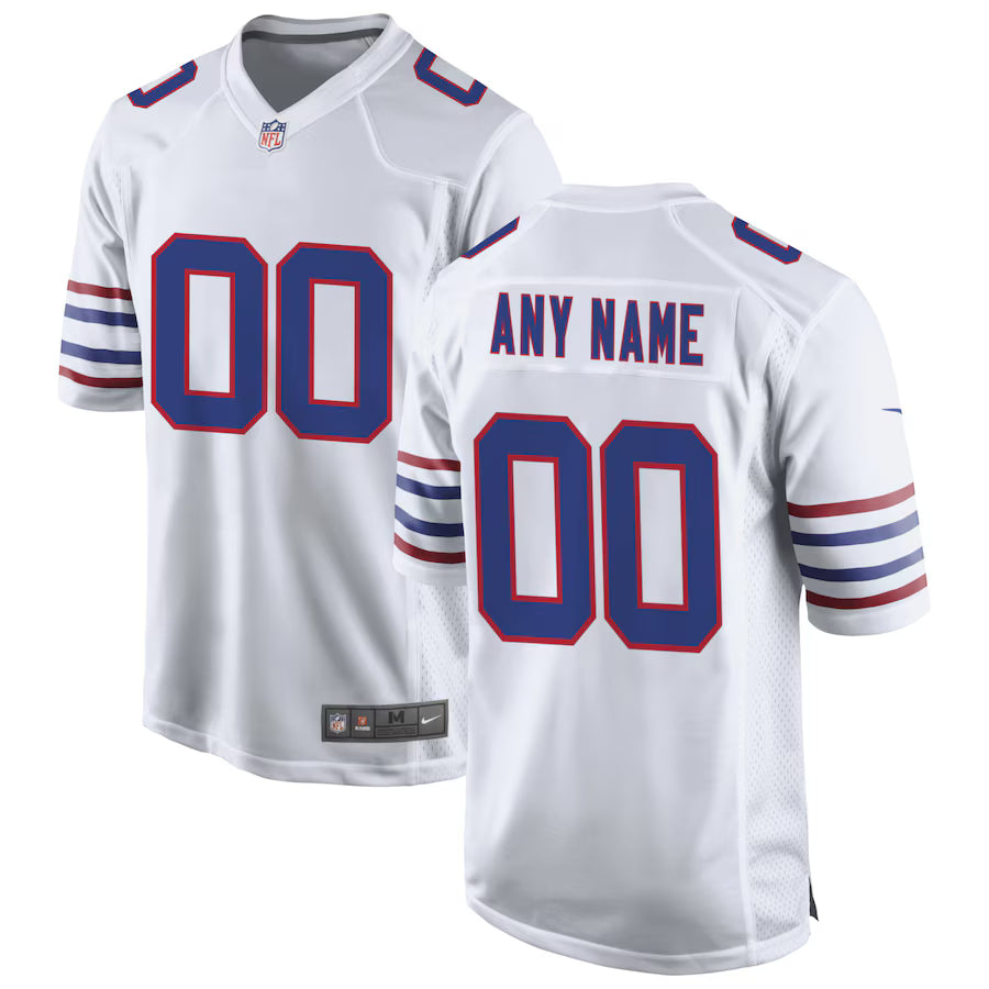 Custom Buffalo Bills Jersey - White