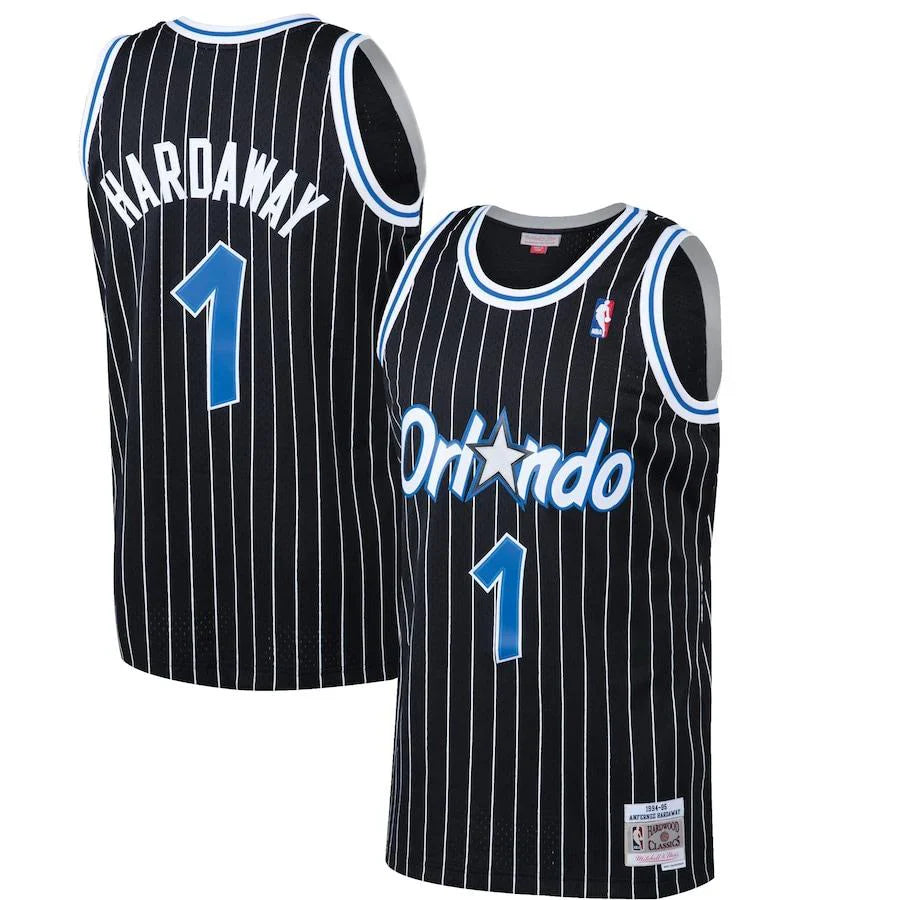 Penny Hardaway Orlando Magic 1994/95 Hardwood Classics Jersey - Black