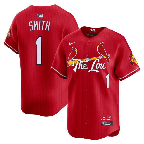 Ozzie Smith St. Louis Cardinals City Connect Limited Jersey - Red