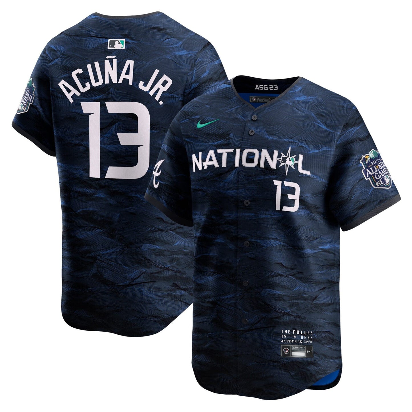 Ronald Acuna Jr Atlanta Braves 2023 All-Star Jersey – Navy