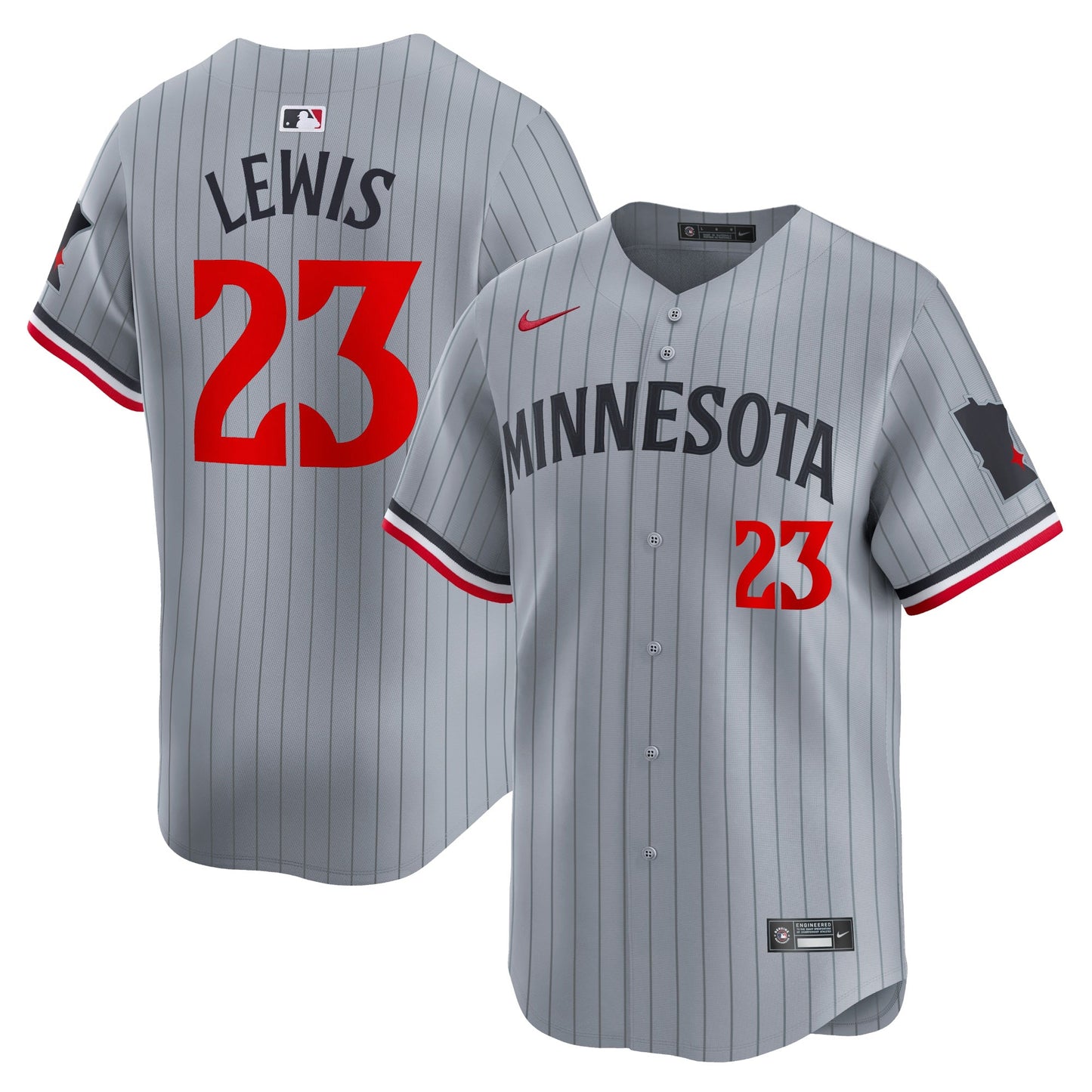 Royce Lewis Minnesota Twins Road Jersey - Gray