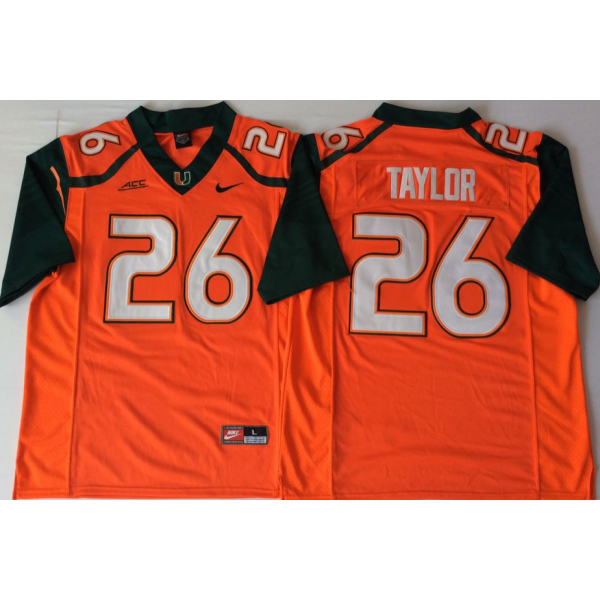 Sean Taylor Miami Hurricanes Alumni Alternate Jersey - Orange