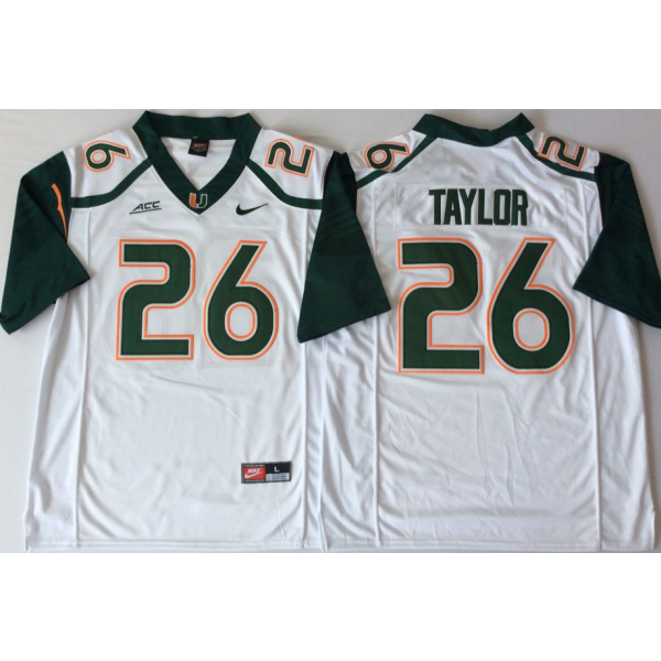 Sean Taylor Miami Hurricanes Alumni Alternate Jersey - White