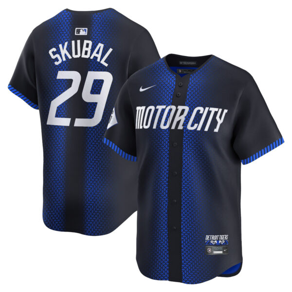 Tarik Skubal Detroit Tigers City Connect Limited Jersey - Navy
