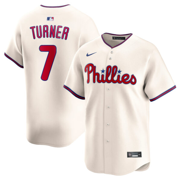 Trea Turner Philadelphia Phillies Alternate Limited Jersey - Cream