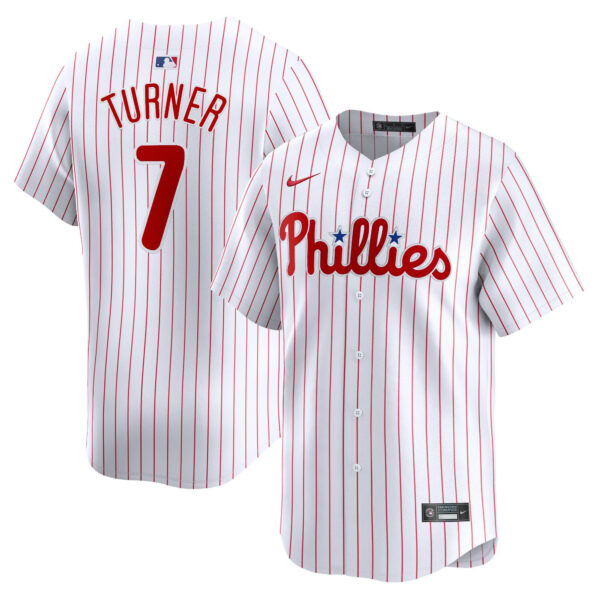 Trea Turner Philadelphia Phillies Home Limited Jersey - White