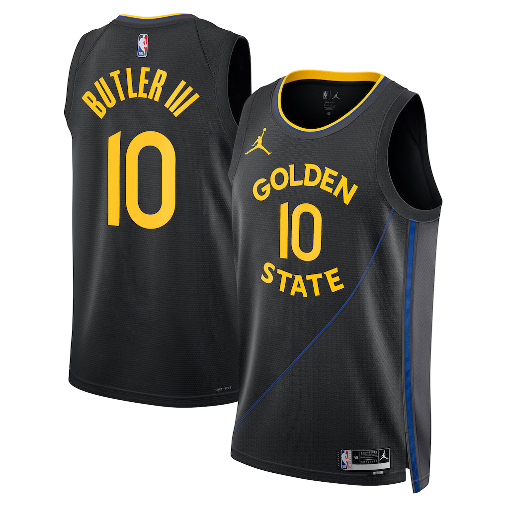 Jimmy Butler Golden State Warriors Unisex Swingman Jersey - Statement Edition - Black