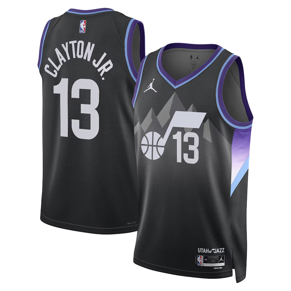 Walter Clayton Jr. Utah Jazz Unisex Swingman Player Jersey - Statement Edition - Black