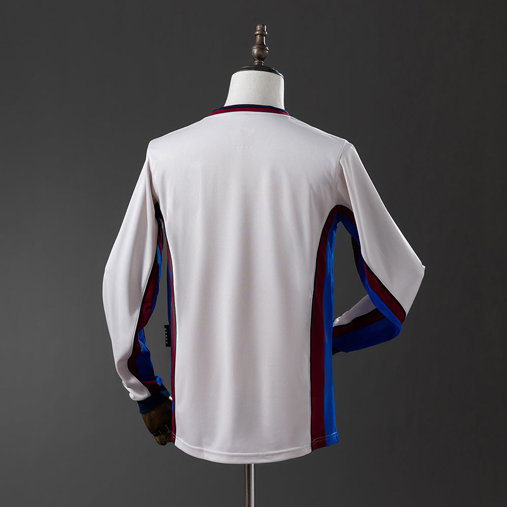 Barcelona 98/99 Away Long Sleeve Retro Jersey