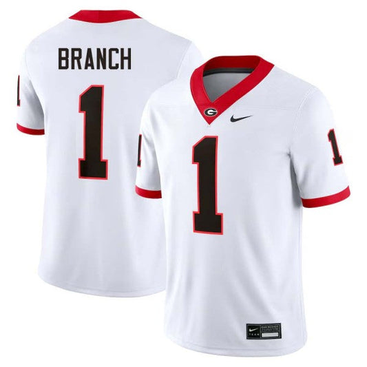 Zachariah Branch Georgia Bulldogs Jersey - White
