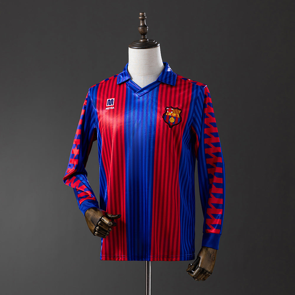 Barcelona 1992 Home Long Sleeve Retro Jersey