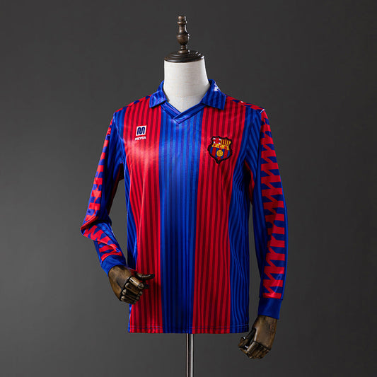 Barcelona 1992 Home Long Sleeve Retro Jersey