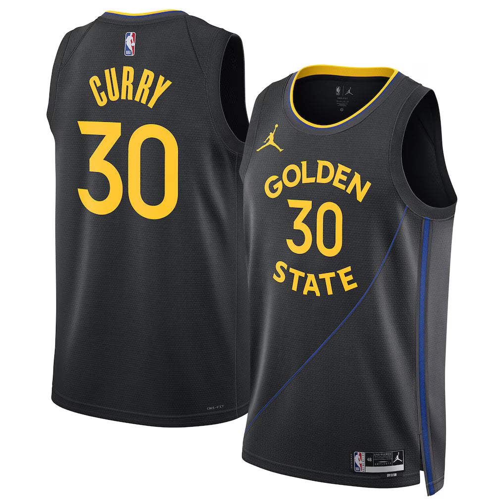 Stephen Curry Golden State Warriors Unisex 2024/25 Swingman Jersey - Statement Edition - Black