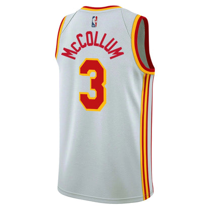 CJ McCollum Atlanta Hawks Jersey - Association Edition - White