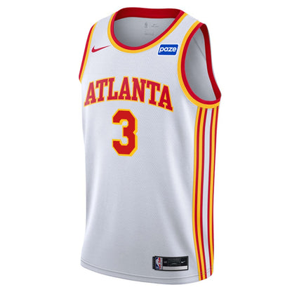 CJ McCollum Atlanta Hawks Jersey - Association Edition - White