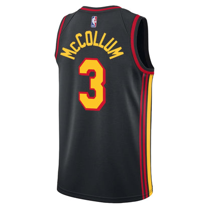 CJ McCollum Atlanta Hawks Jersey - Statement Edition - Black
