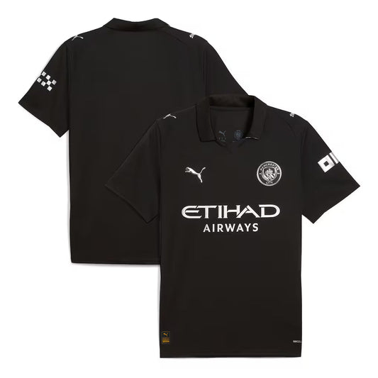 Manchester City 2025/26 Away Jersey - Black