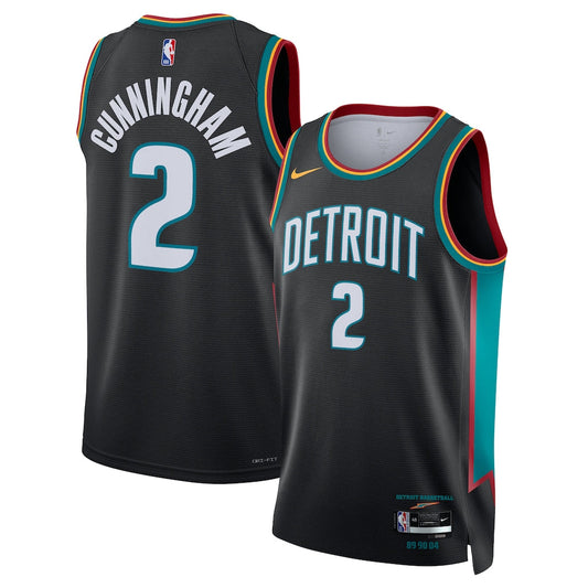 Cade Cunningham Detroit Pistons Unisex 2025/26 Swingman Jersey - Charcoal - City Edition