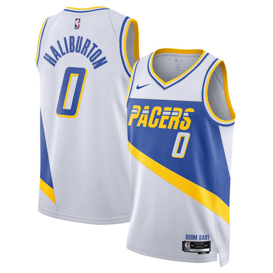 Tyrese Haliburton Indiana Pacers Unisex 2025/26 Swingman Jersey - White - City Edition