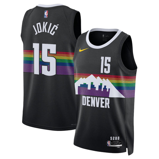 Nikola Jokić Denver Nuggets Unisex 2025/26 Swingman Jersey - Black - City Edition