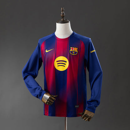 Barcelona 25/26 Home Long Sleeve Jersey
