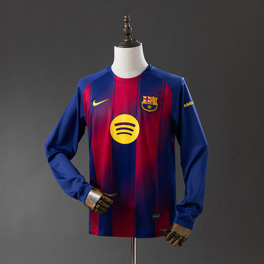 Barcelona 25/26 Home Long Sleeve Jersey