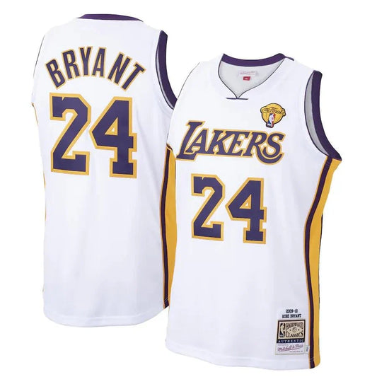 Kobe Bryant Los Angeles Lakers NBA Finals Hardwood Classics 2009/10 Jersey - White