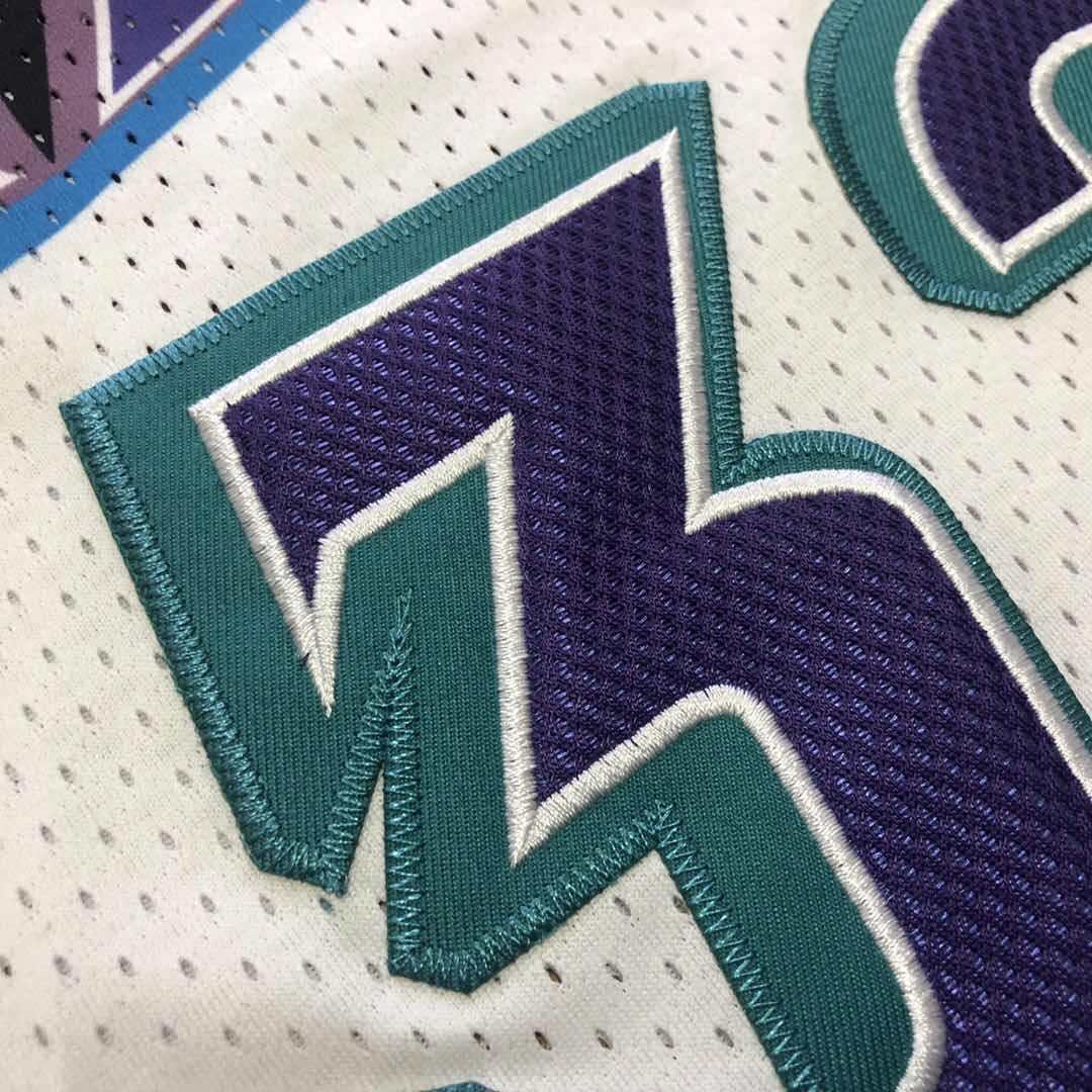 Karl Malone Utah Jazz 1996/97 Hardwood Classics Jersey - White