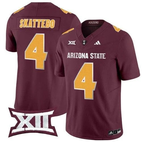 Cam Skattebo Arizona State Sun Devils Jersey - Red