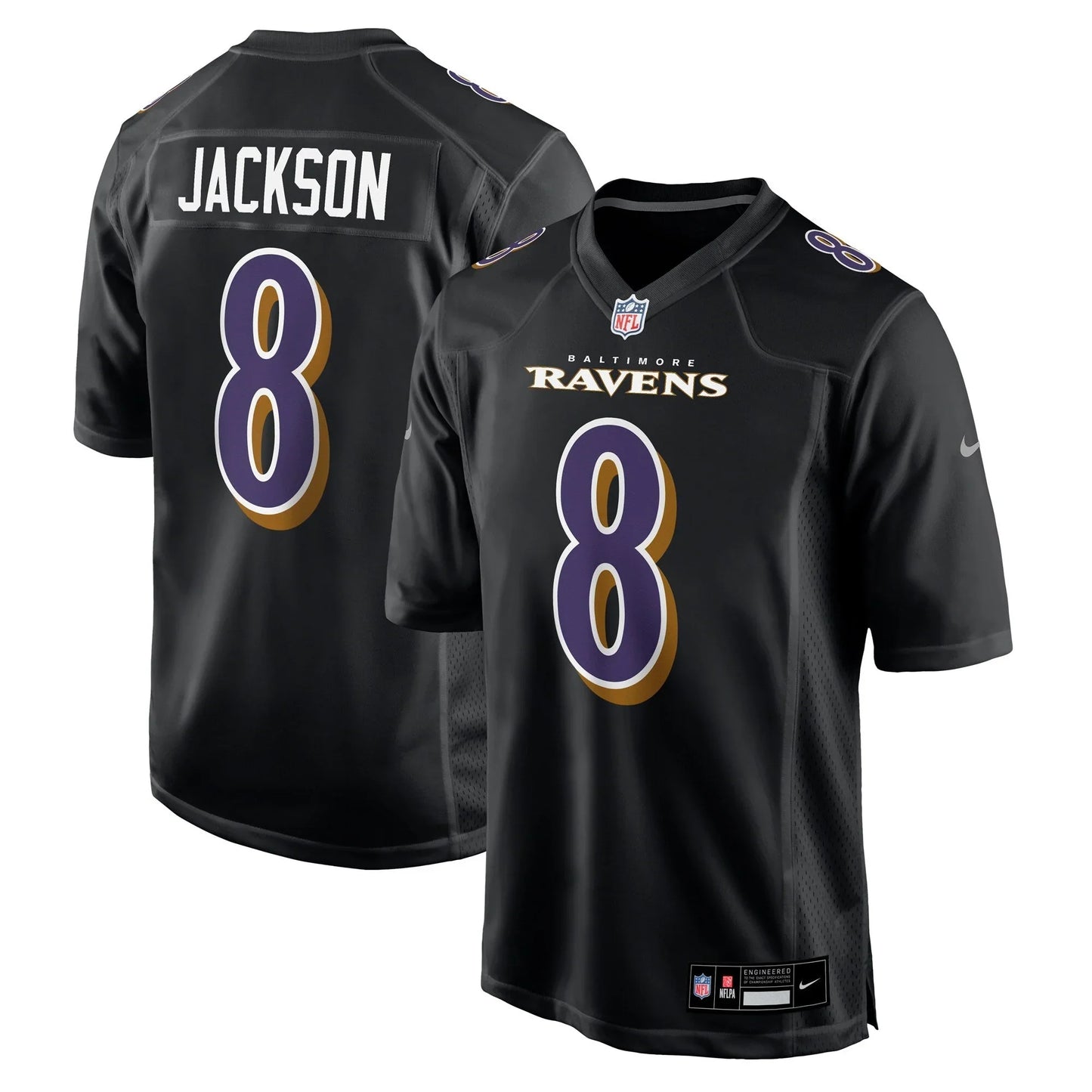 Lamar Jackson Baltimore Ravens Alternate Jersey - Black