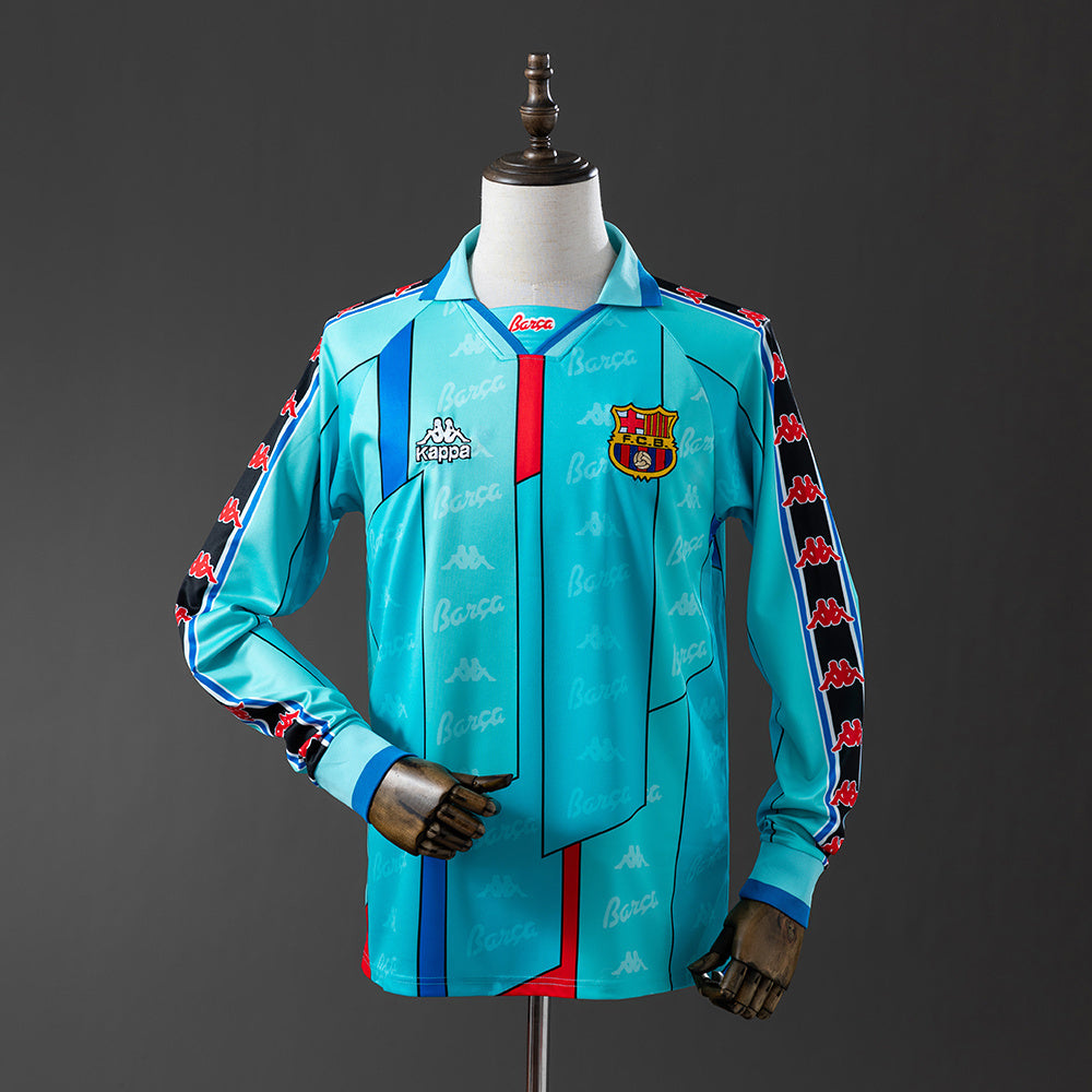 Barcelona 1995/97 Away Long Sleeve Retro Jersey