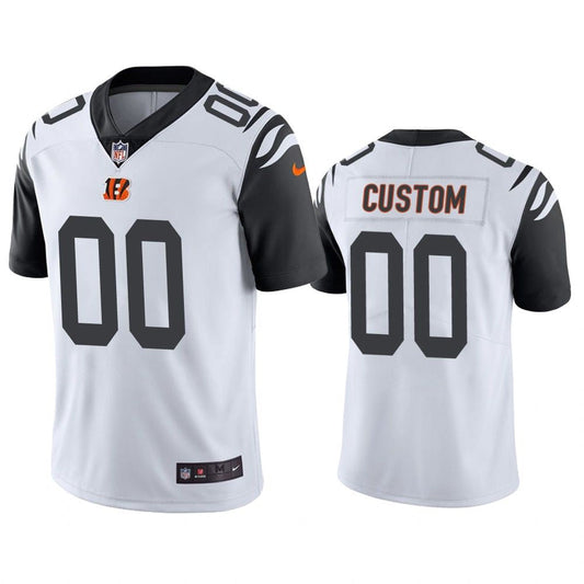 Custom Cincinnati Bengals Alternate Jersey - White