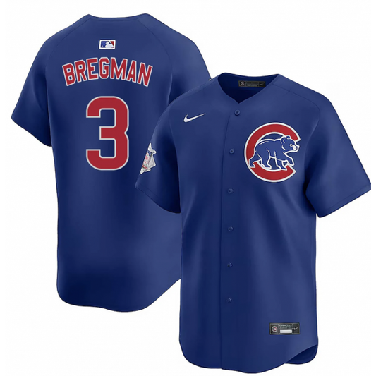 Alex Bregman Chicago Cubs Jersey - Blue