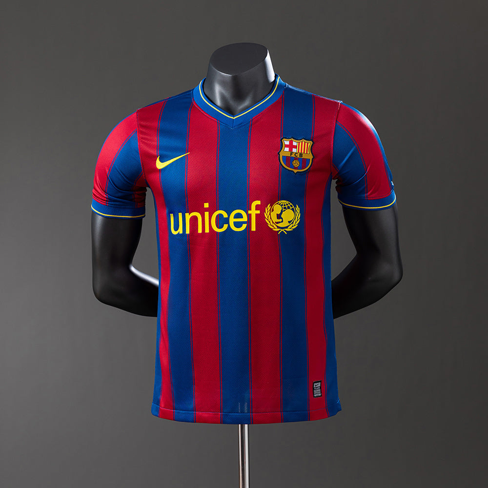 Barcelona 09/10 Home Player Version Retro Jersey