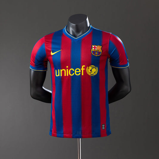Barcelona 09/10 Home Player Version Retro Jersey