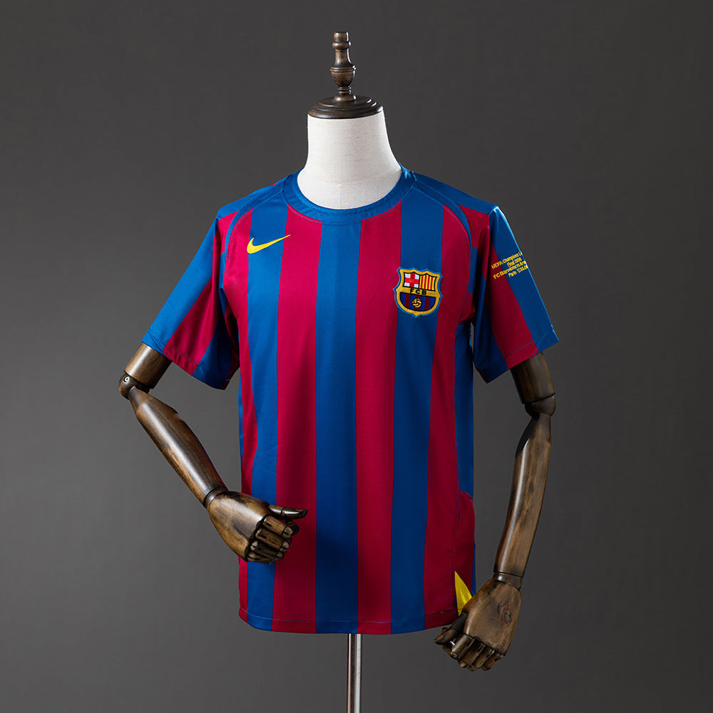 Barcelona 05/06 Home UEFA Champions League Edition Retro Jersey