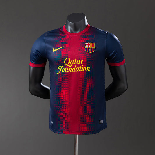 Barcelona 12/13 Home Player Version Retro Jersey