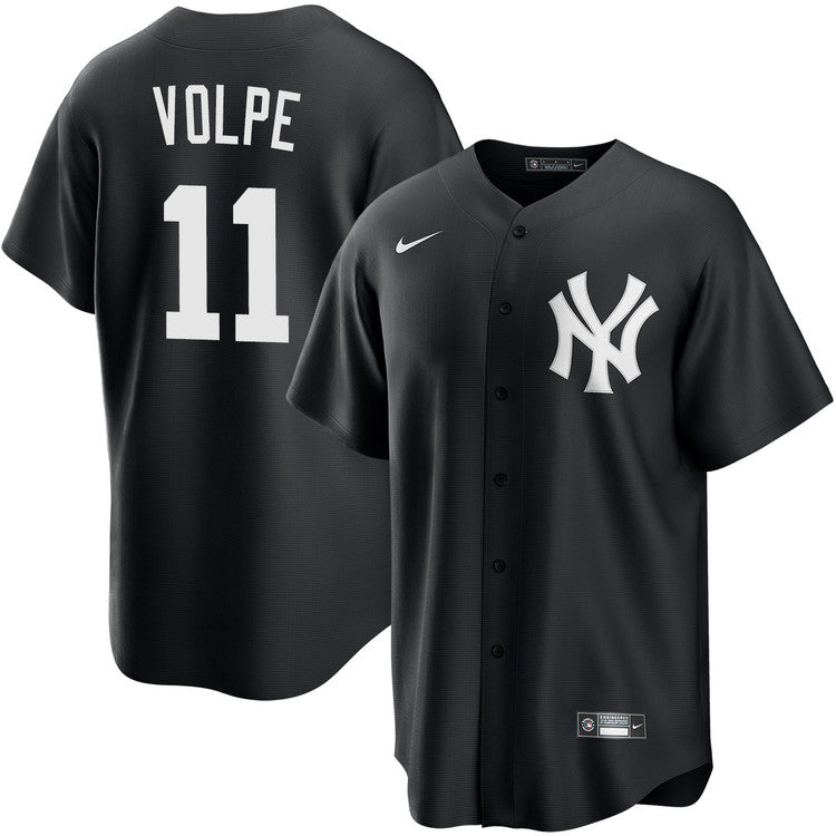 Anthony Volpe New York Yankees Jersey - Black