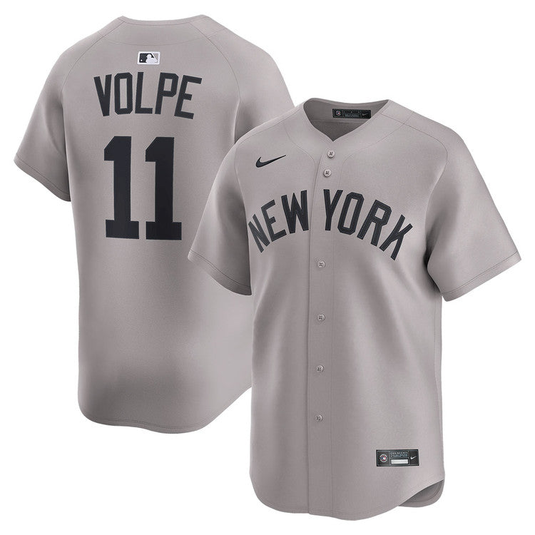 Anthony Volpe New York Yankees Road Limited Jersey - Gray