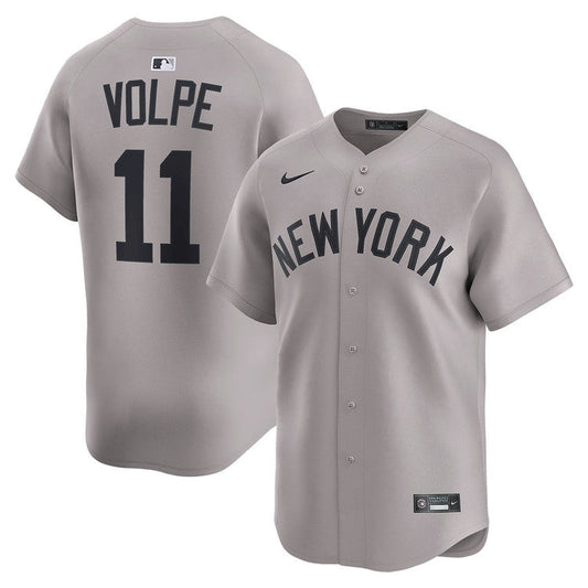 Anthony Volpe New York Yankees Road Limited Jersey - Gray