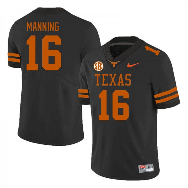Arch Manning Texas Longhorns Jersey - Black