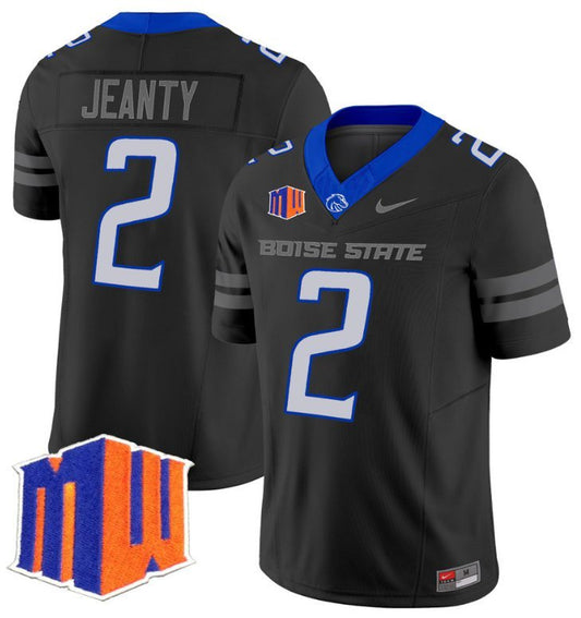 Ashton Jeanty Boise State Broncos Jersey - Black