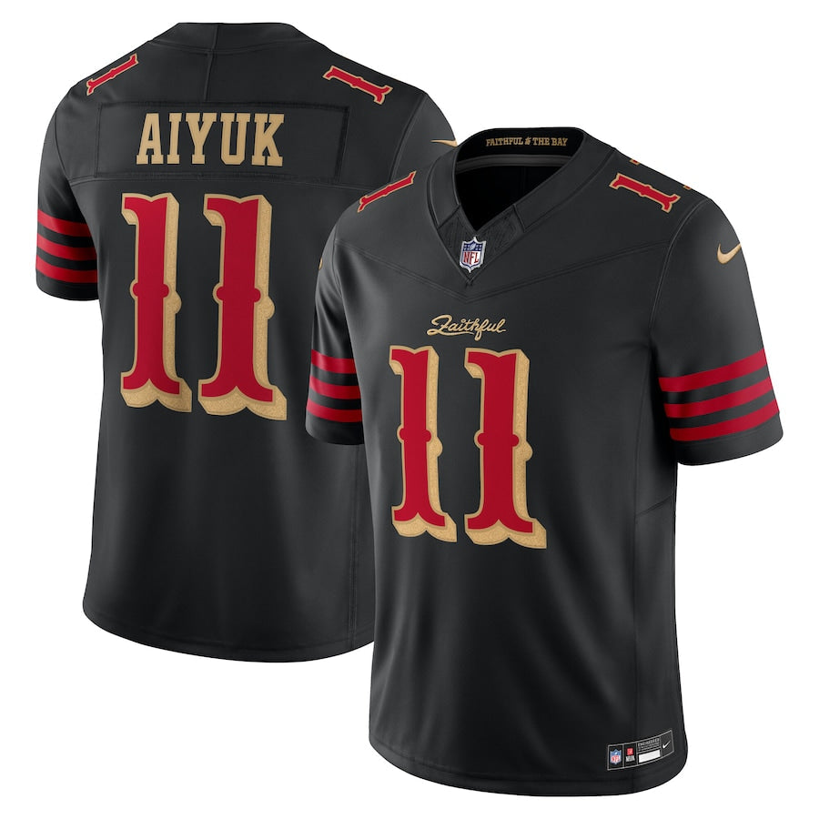 Brandon Aiyuk San Francisco 49ers 2025 Rivalries Collection Jersey - Black