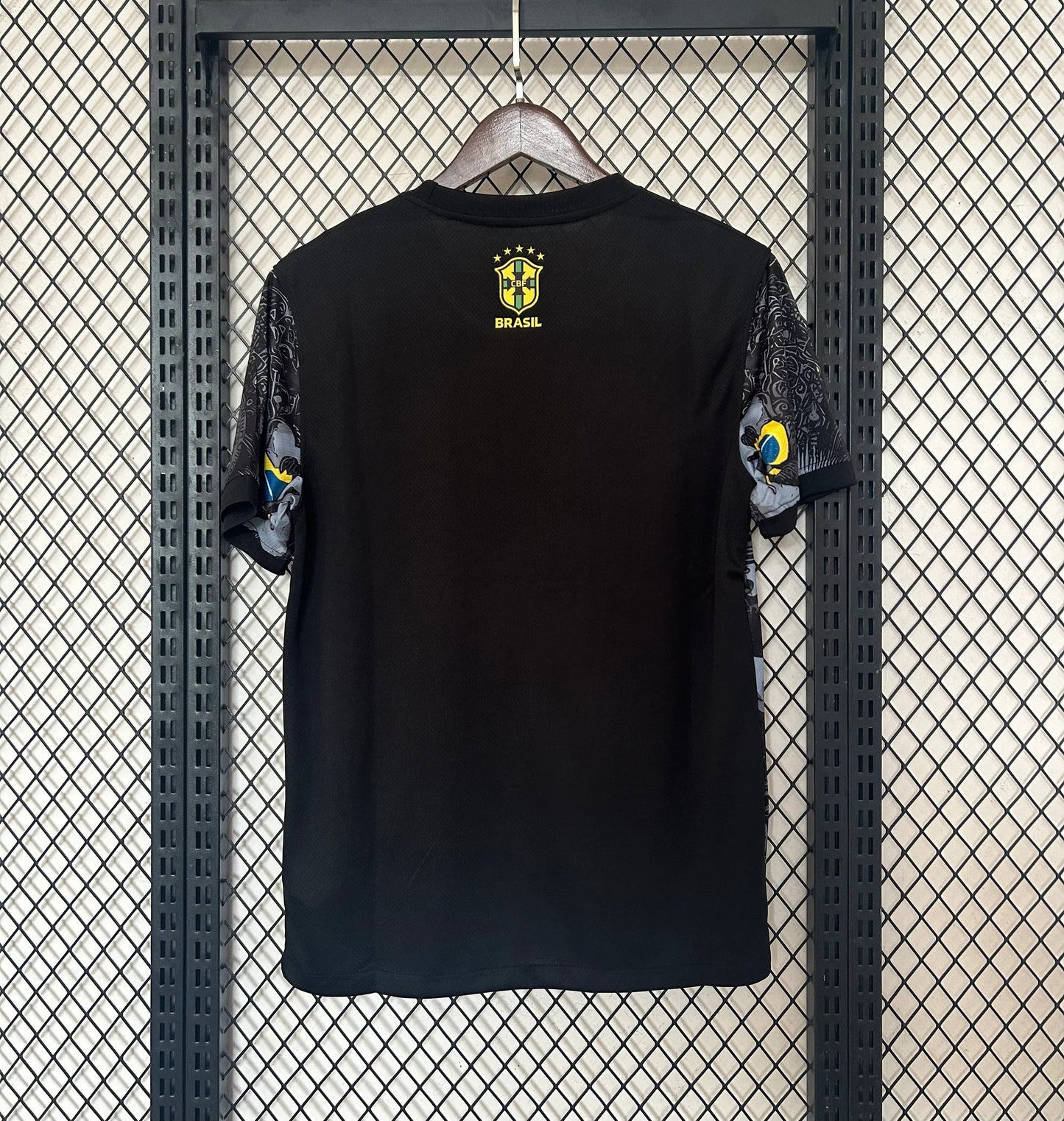 Brazil Rio De Janeiro Edition Retro Jersey - Black
