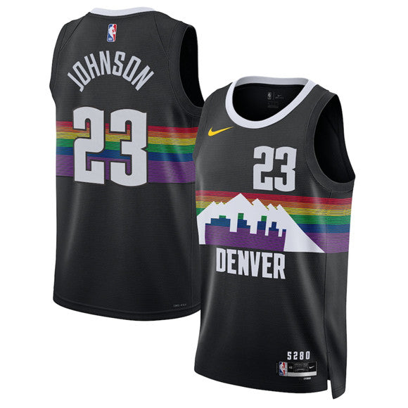 Cameron Johnson Denver Nuggets Unisex 2025/26 Swingman Jersey - Black - City Edition