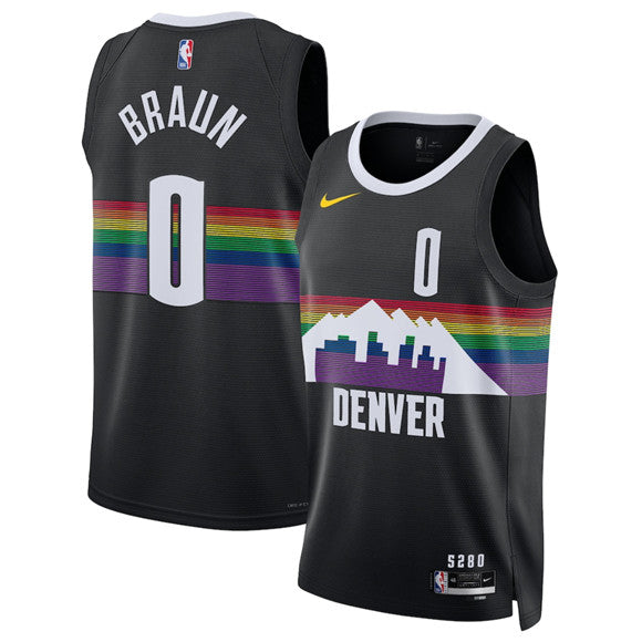 Christian Braun Denver Nuggets Unisex 2025/26 Swingman Jersey - Black - City Edition
